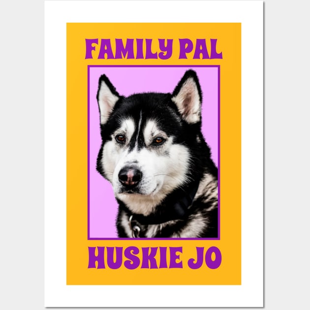 Family Pal Huskie Jo Wall Art by John Byrne